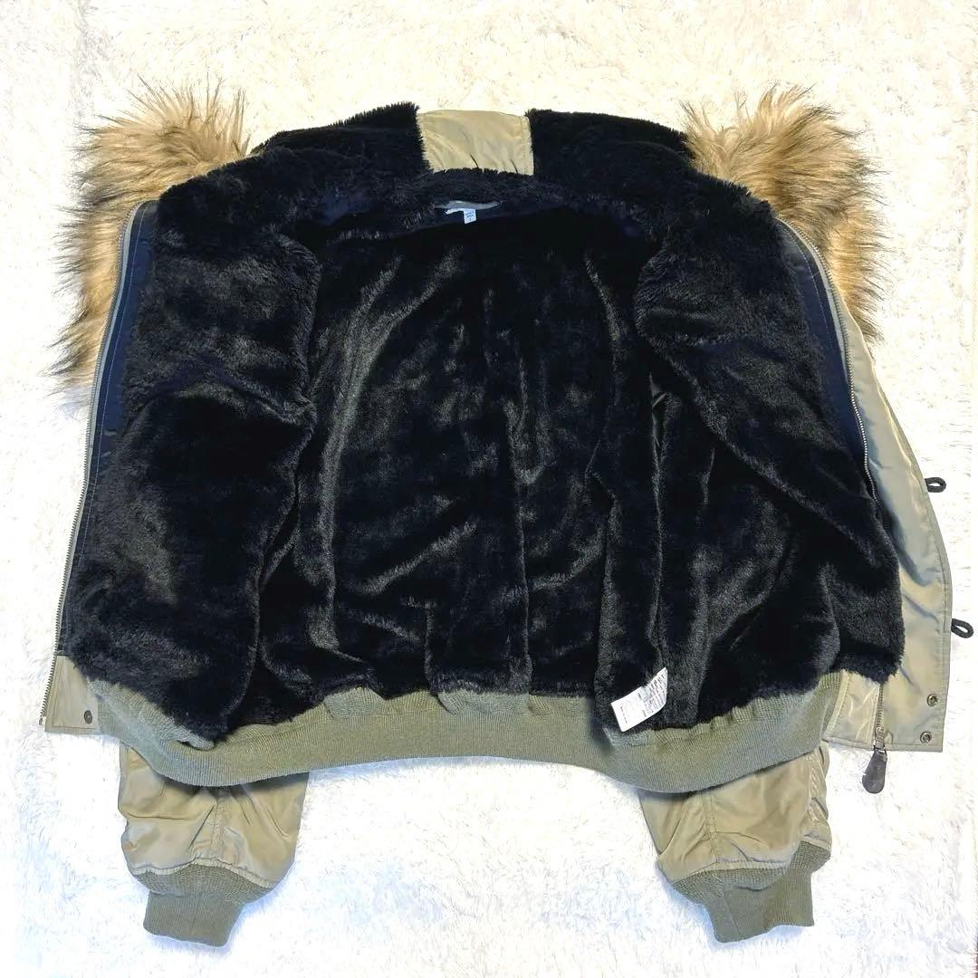 レア✨MOUSSY N2-B ファー ミリタリー ボンバージャケット ボア