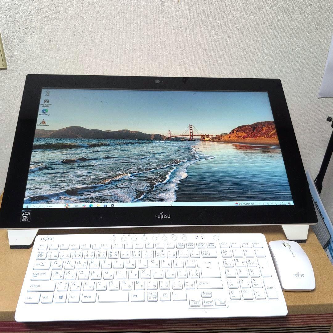 Window10 i7搭載 富士通 ESPRIMO WH77/M Office付