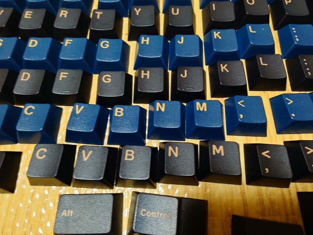 ラ*ロ様 GMK BLUE SAMURI キーキャップセット　ABSダブルショッ