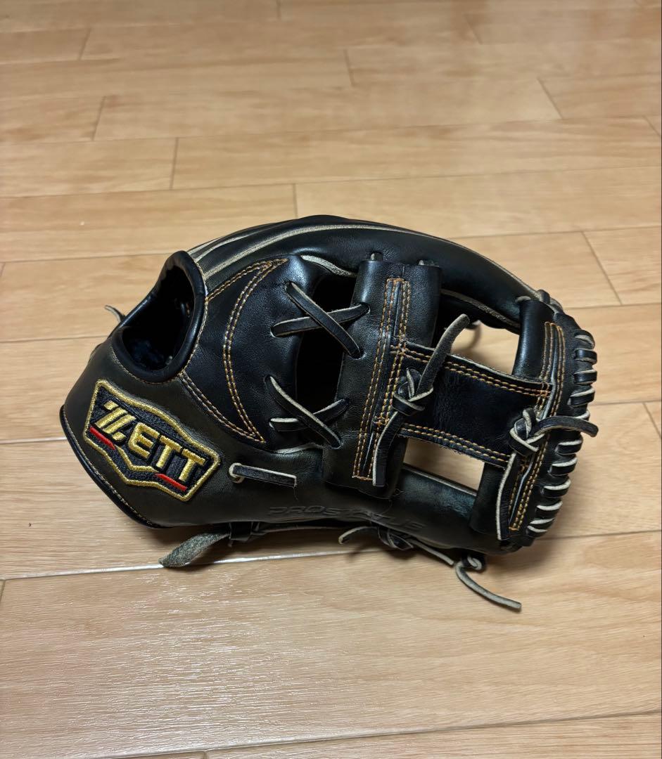 ZETT 硬式グローブ 黒
