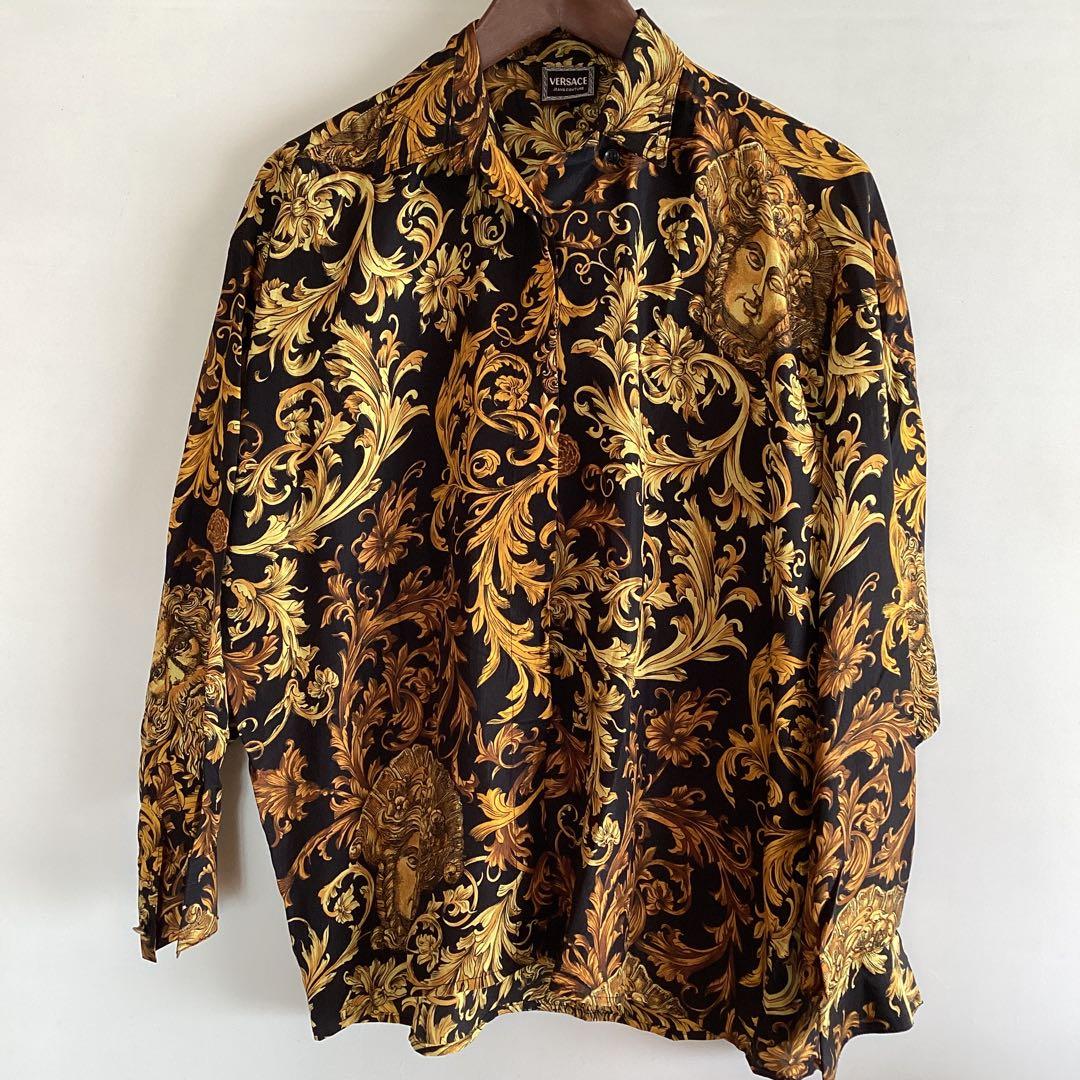 P VERSACE JEANS COUTURE シルク　シャツ