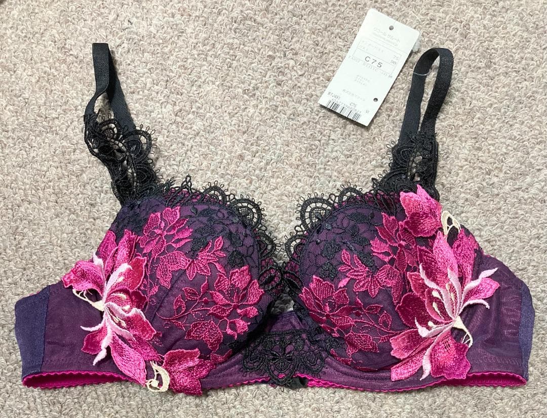 ワコール 　サルート 　ブラジャー　BTJ493　 C75　 Salute　VI