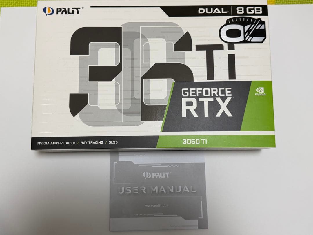 グラフィックボード・グラボ・ビデオカード Palit GeForce RTX 3060 Ti Dual 8GB