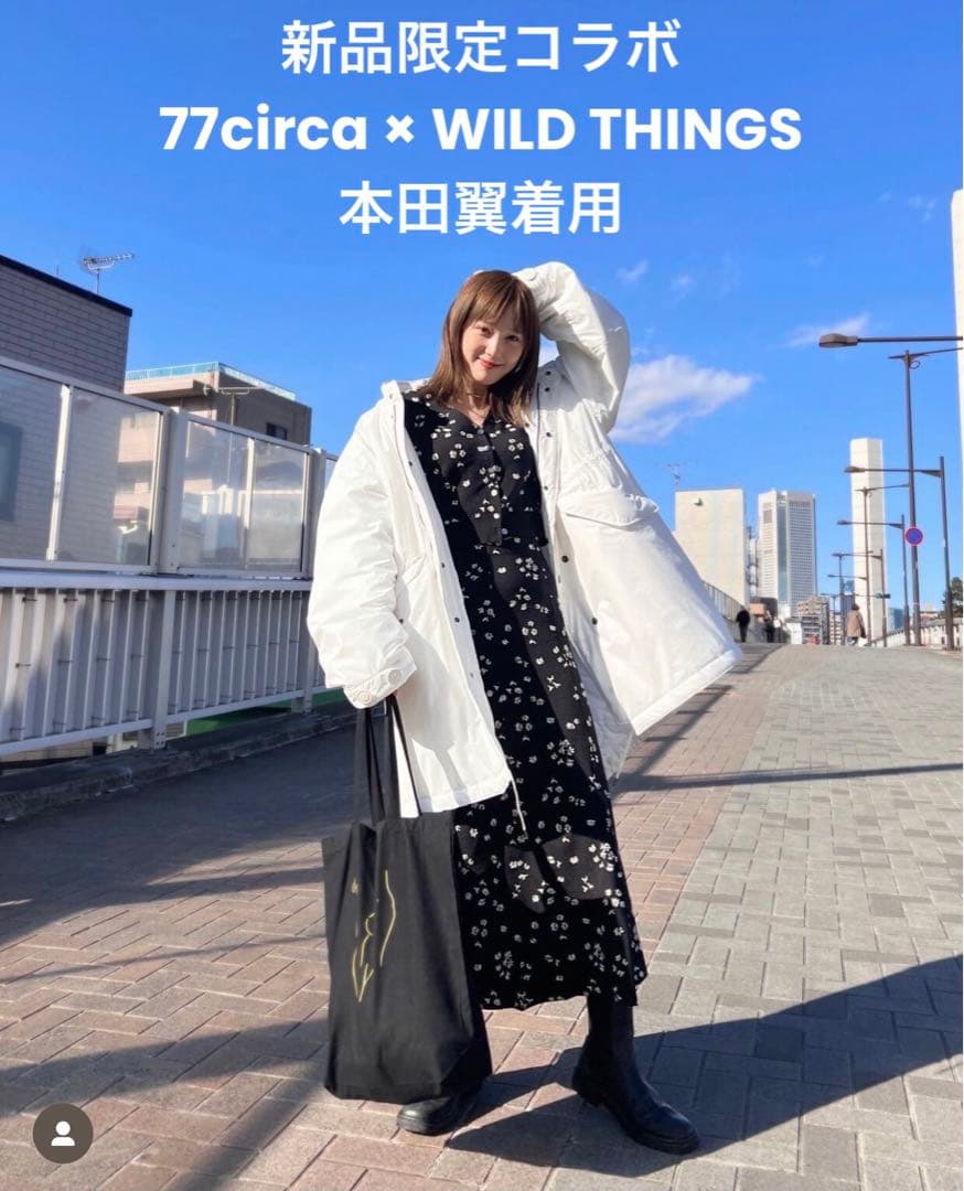 新品　別注　77circa WILDTHINGS m-48 本田翼　モッズコート