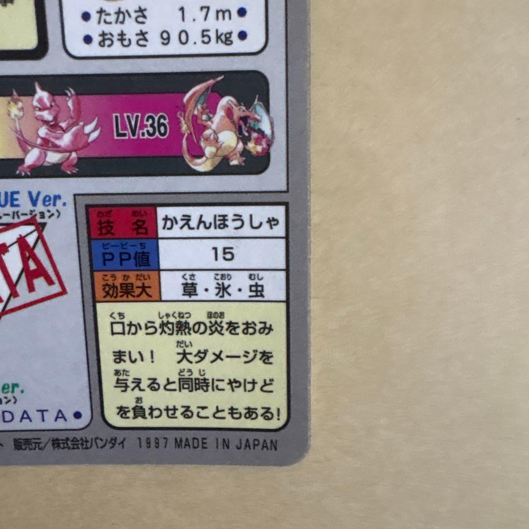 リザードン ホロカード FILE No.006