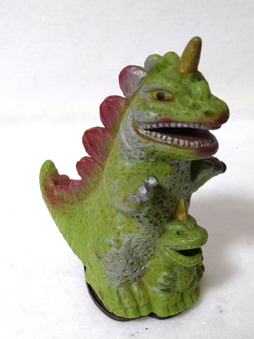 当時物 親子怪獣 ブリキ フリクション ソフビ