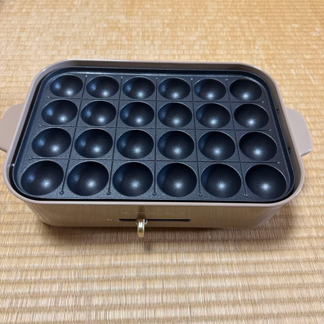 BRUNO たこ焼き器 ベージュ 24個分