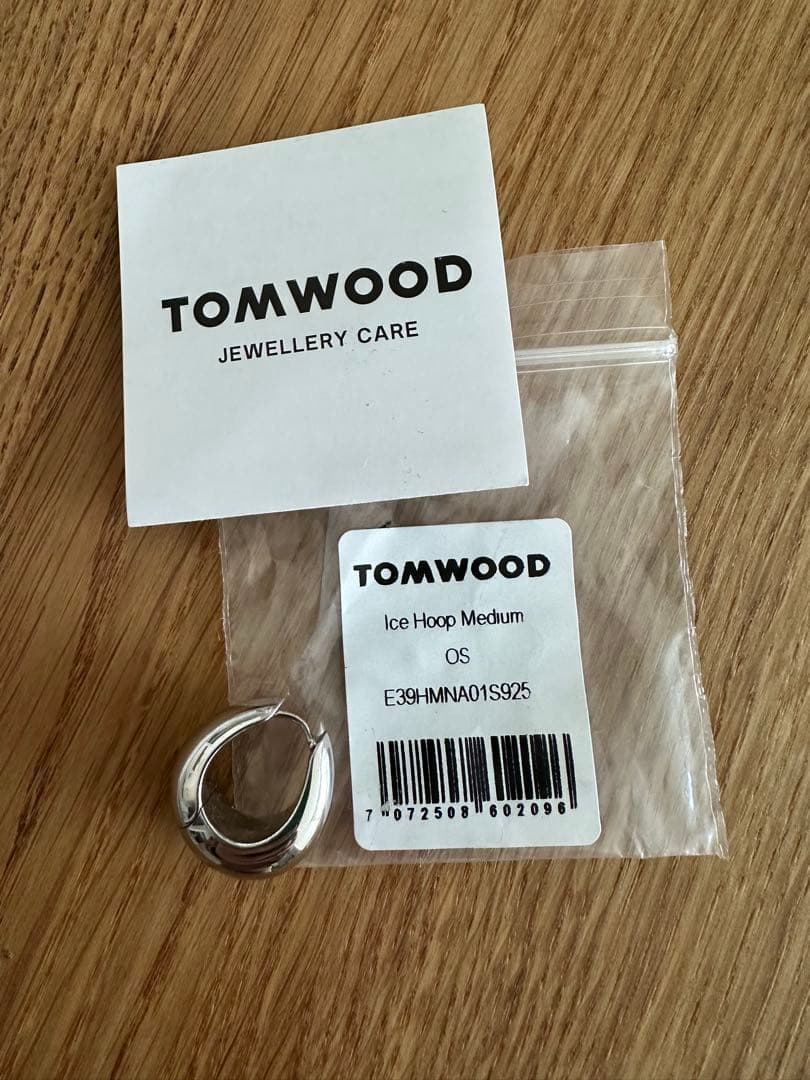 トムウッド　アイスフープ　シルバー　片耳TOMWOOD medium