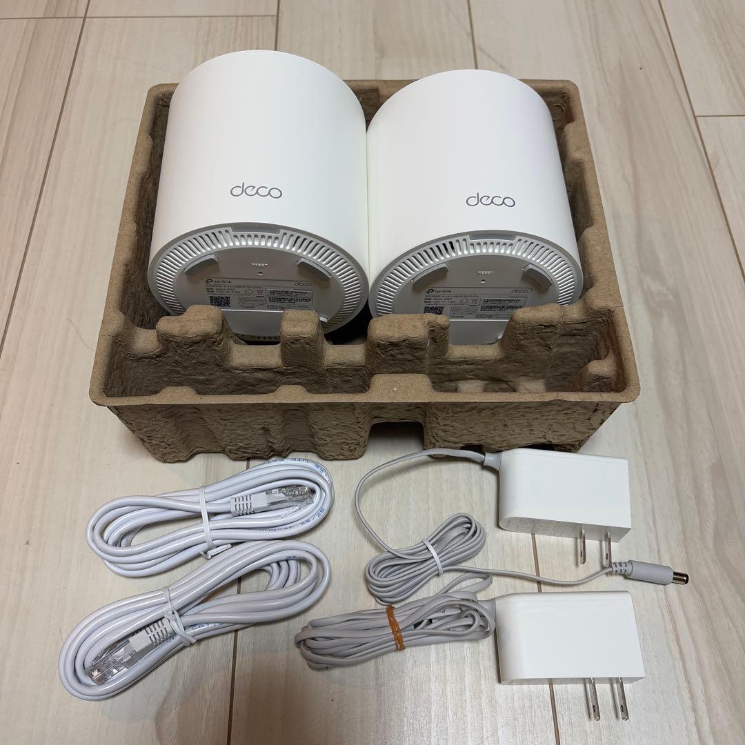 TP-Link Deco X50 無線LANルーター 2台セット
