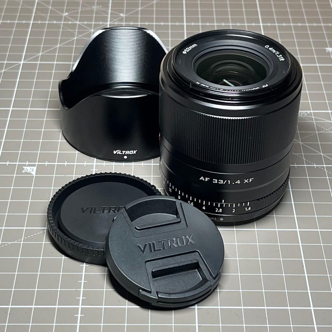 美品 VILTROX AF 33mm F1.4 STM ED IF Xマウント