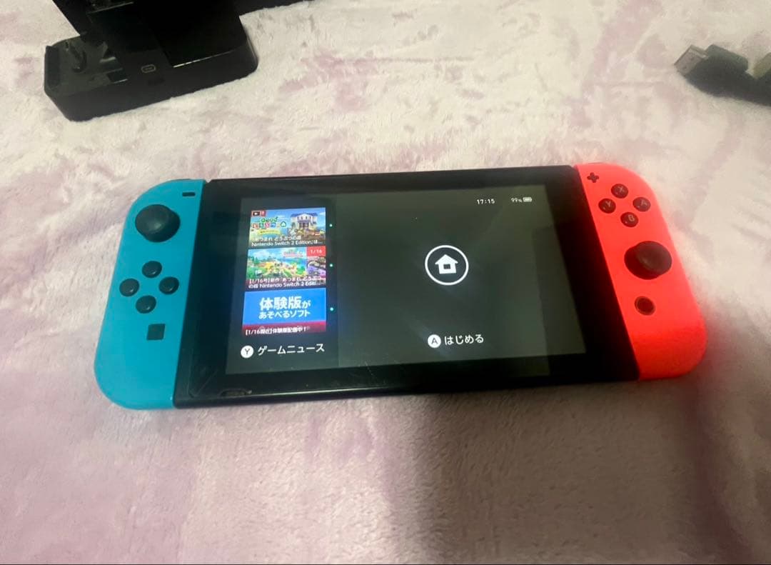 動作確認済 Nintendo Switch 本体セット SD256GB付