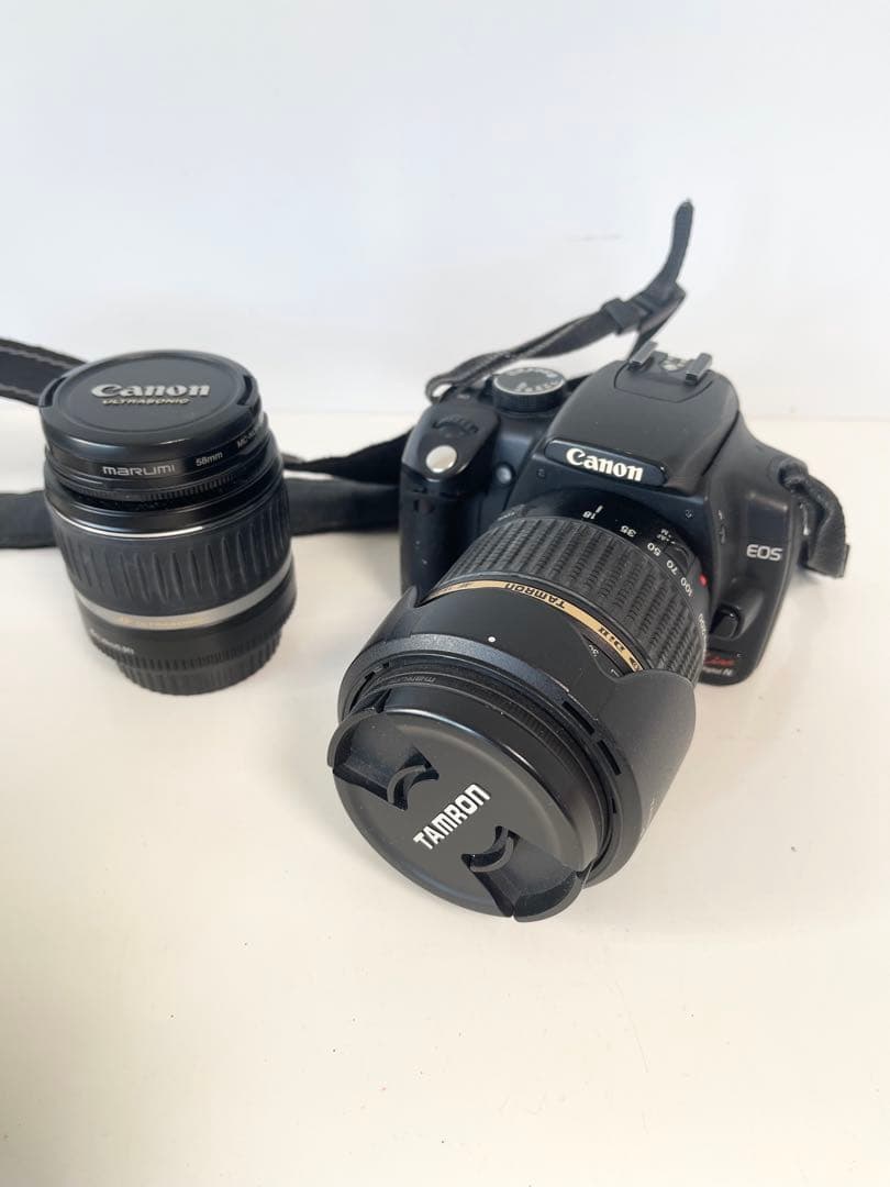 Canon EOS KISSデジタル一眼レフカメラセット 動作未確認