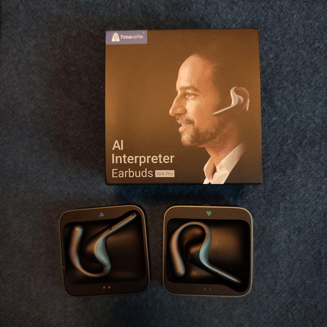 旅行用家電 Timekettle AI Interpreter Earbuds W4 Pro