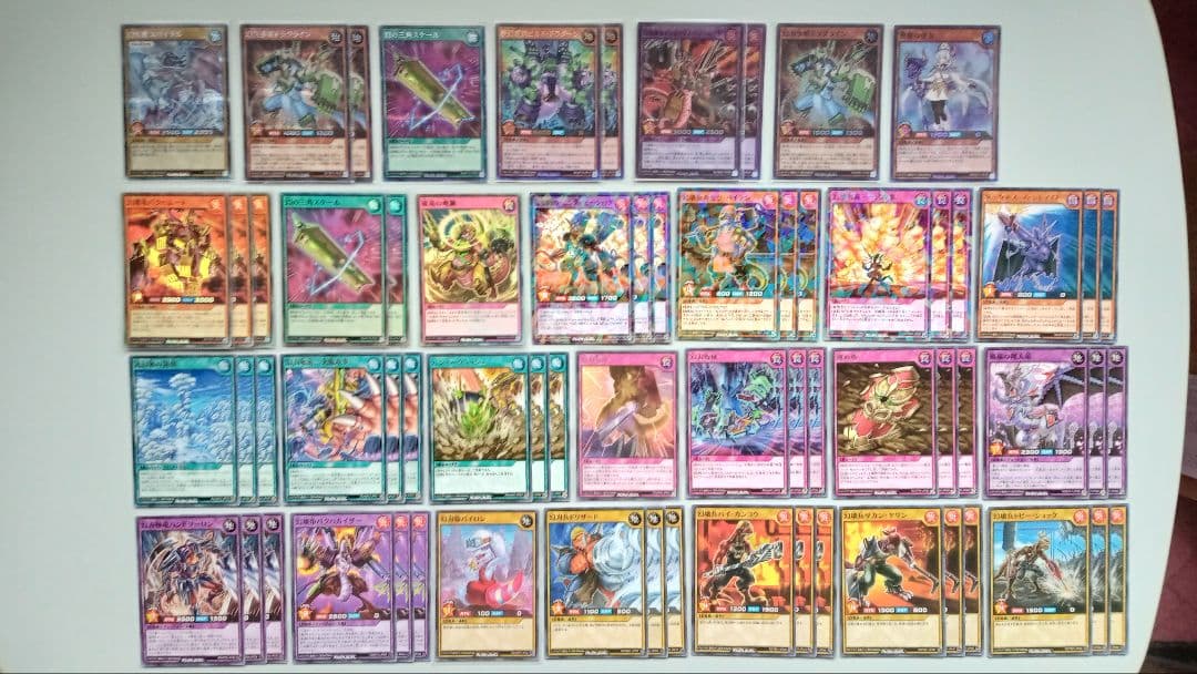 遊戯王 ラッシュデュエル 幻刃 幻竜族 デッキパーツ 136枚