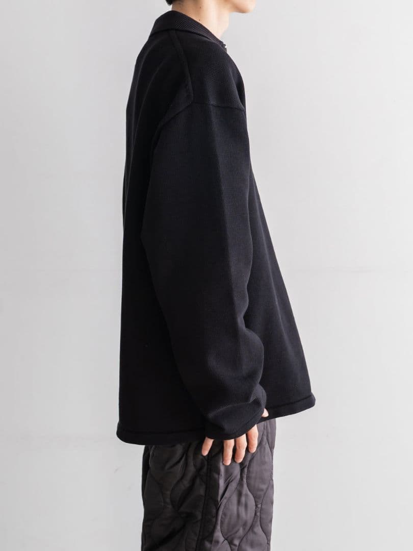 PEACEMAKER OAMC Knit Polo Sサイズ 黒 25AW