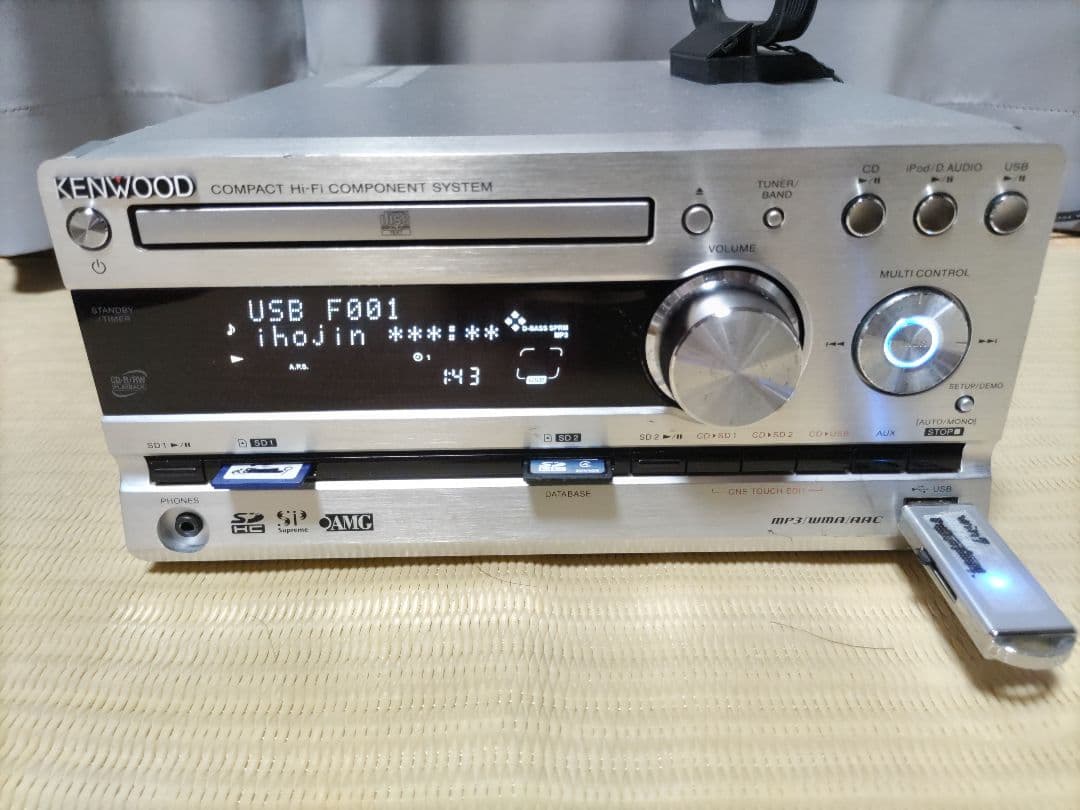 KENWOOD ケンウッド RD-UDE77　リモコン 付き　（動作確認済）