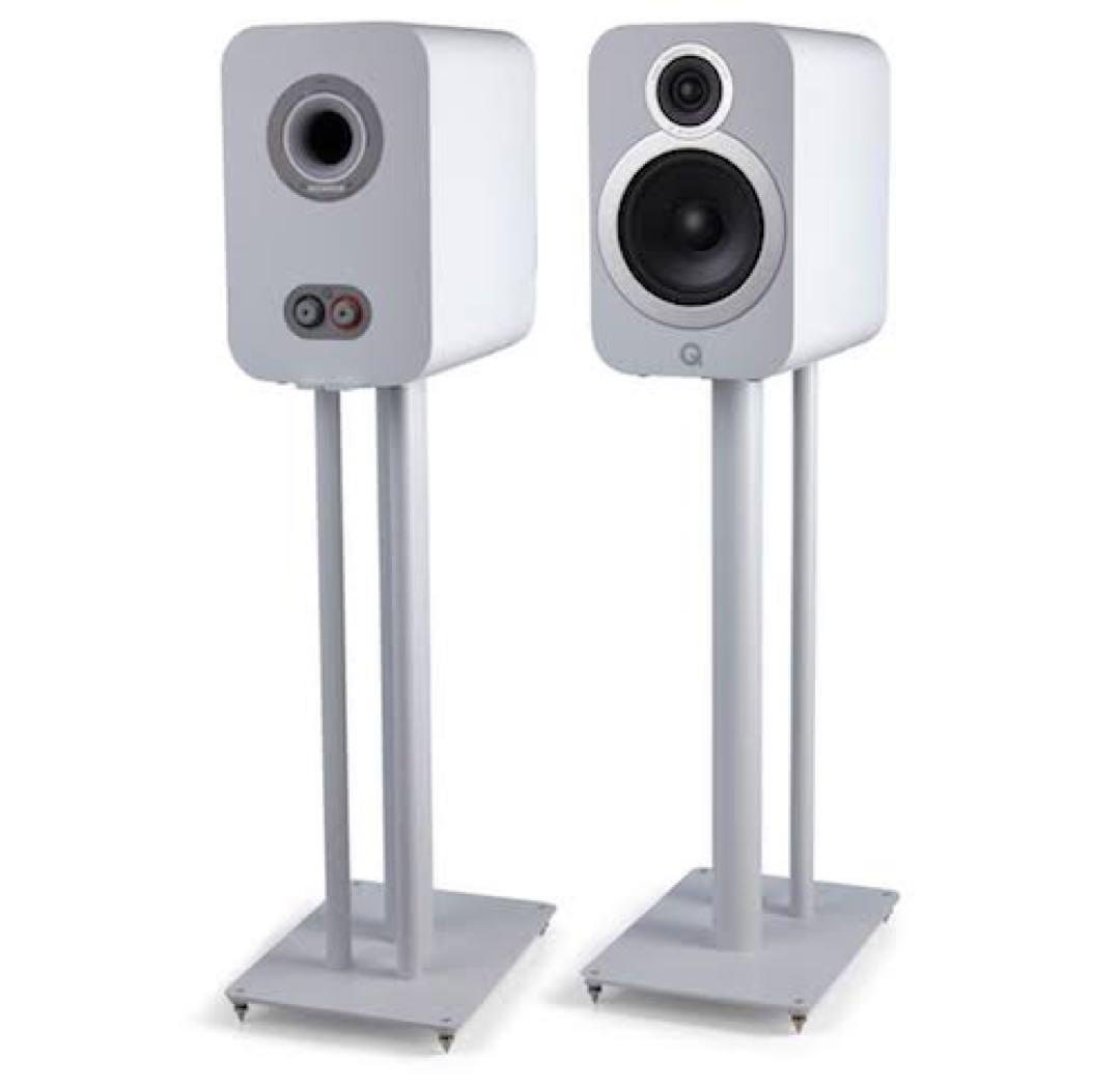 Q Acoustics 3030i スピーカー　白　本体&専用スタンド　セット
