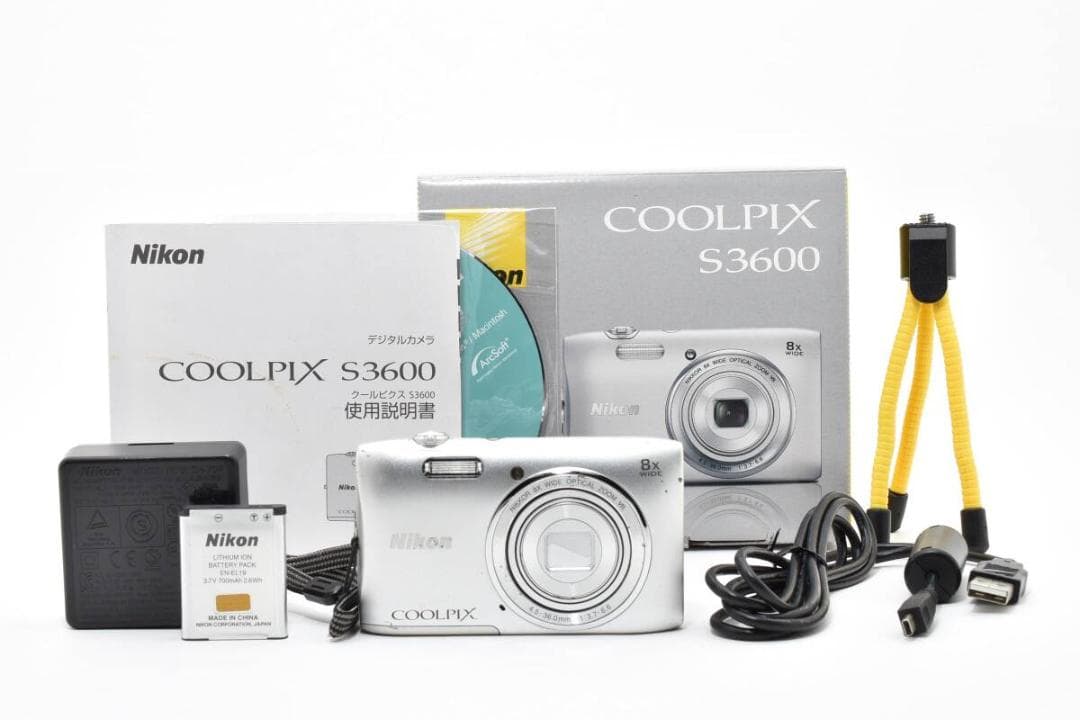 ニコン　Nikon COOLPIX S3600 箱付き #Y17J261-16
