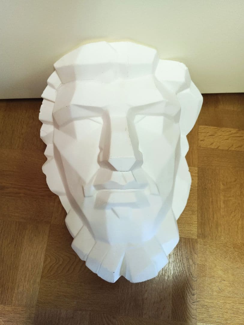 石膏　大顔面　面取り　ルキウスウェルス帝