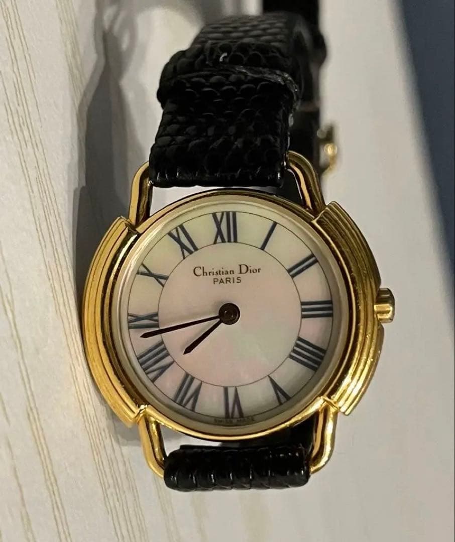 【美品】Dior デポーズ デポーゼ 58.121.2【電池交換必要】