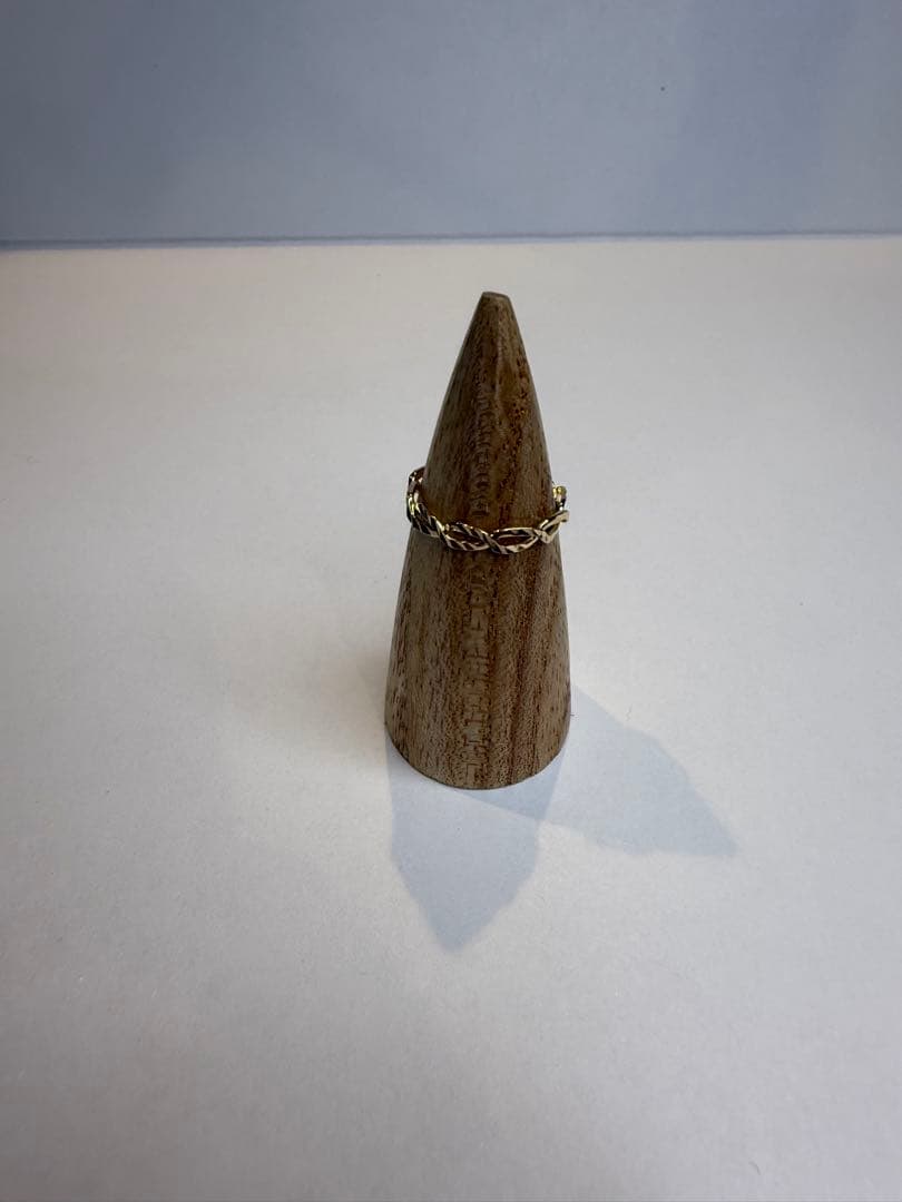 K18YG地金リング　12号