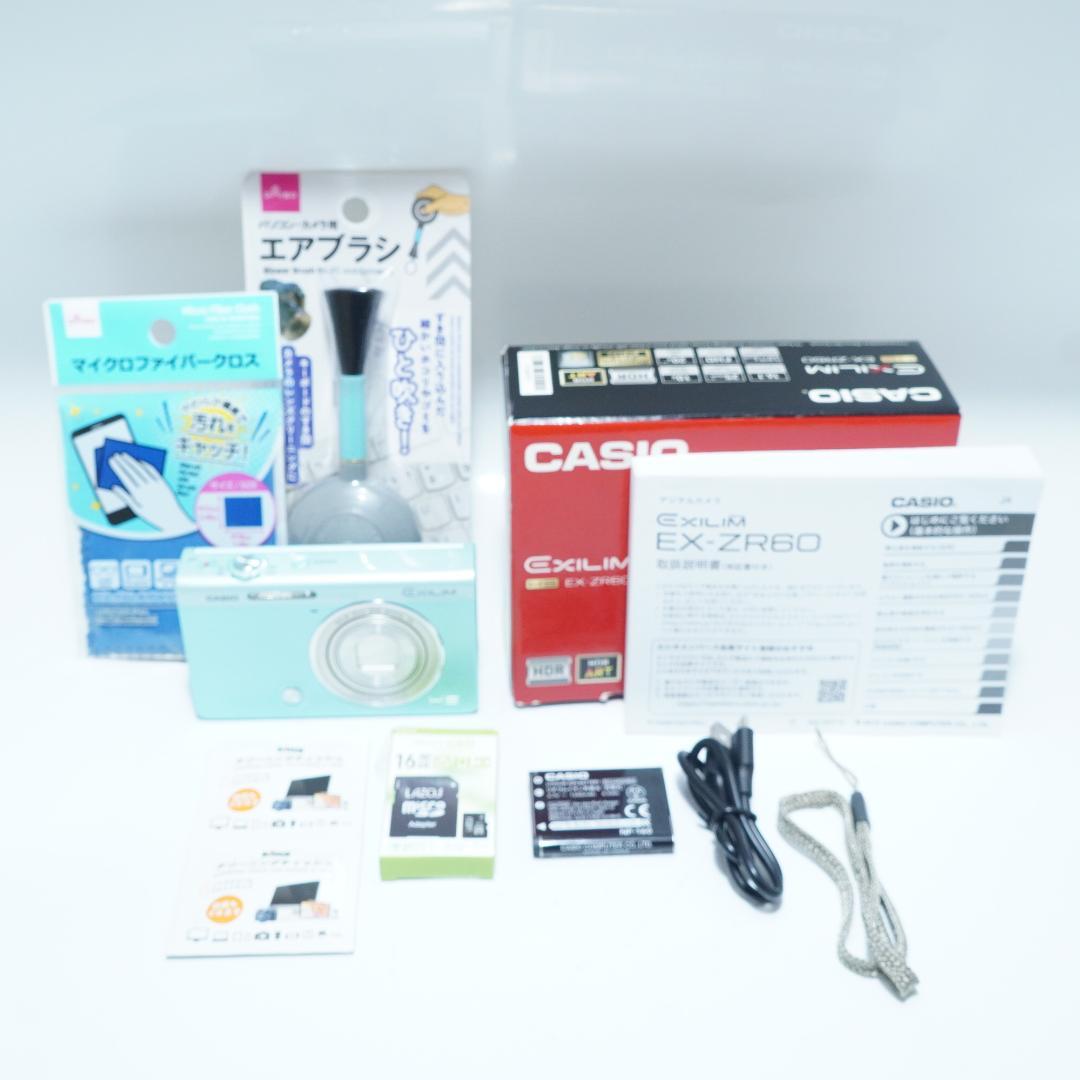 CASIO コンパクトデジカメ EX-ZR60