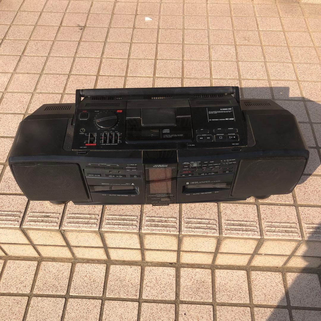 最上位機種　Victor ビクター RC-X90 G-HORN CDラジカセ