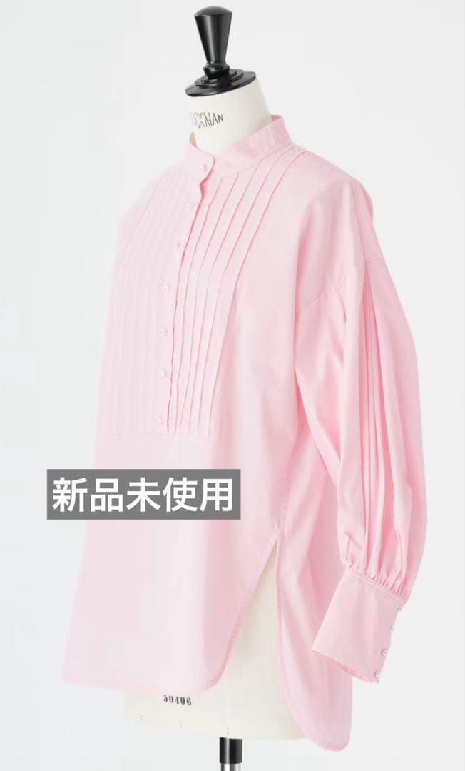 【未使用】TSURUbyMARIKO OIKAWAピンク ブラウス Tamara