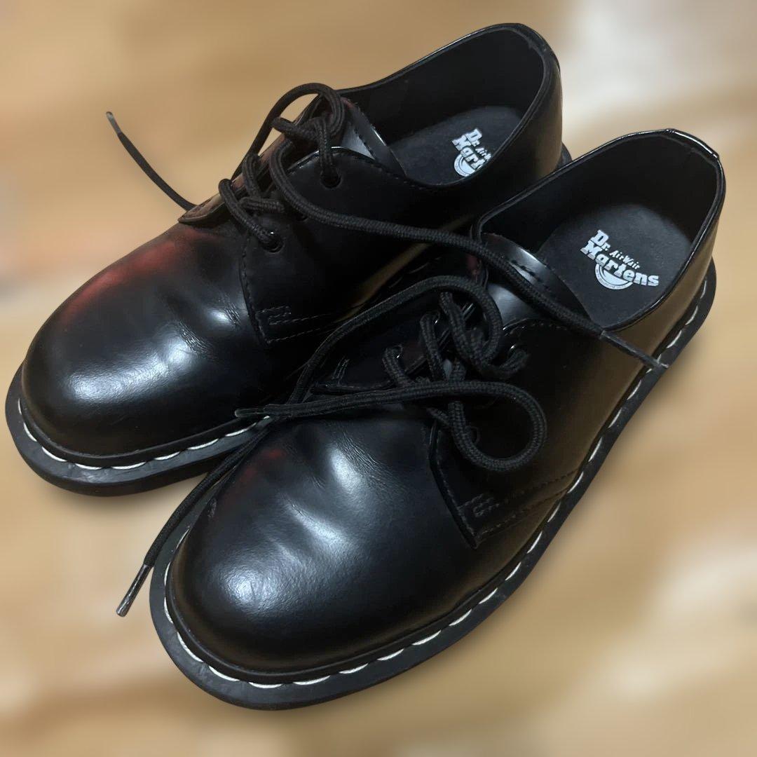 たみさん専用 Dr. Martens ホワイトステッチ 3 ホールシューズ