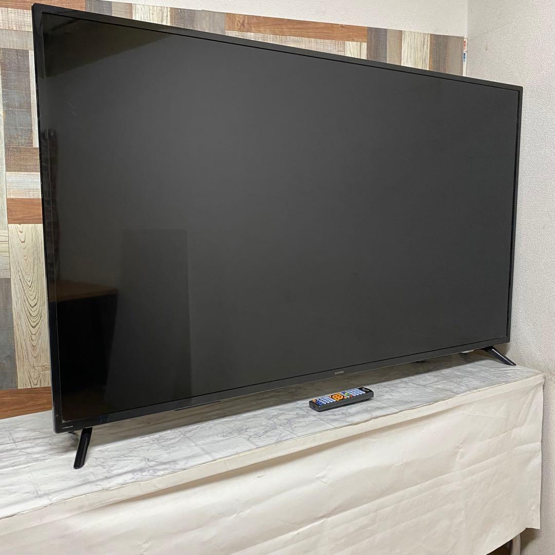 即日受渡❣️全国送料込 3年前購入アイリスオーヤマ65インチ4k液晶ディスプレイ