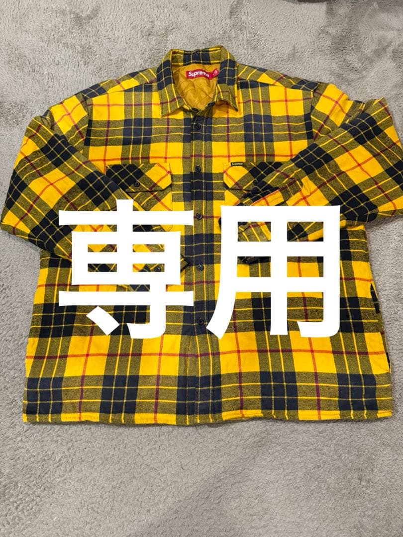 FJ兄さん専用　　Supreme チェック柄 ネルシャツ