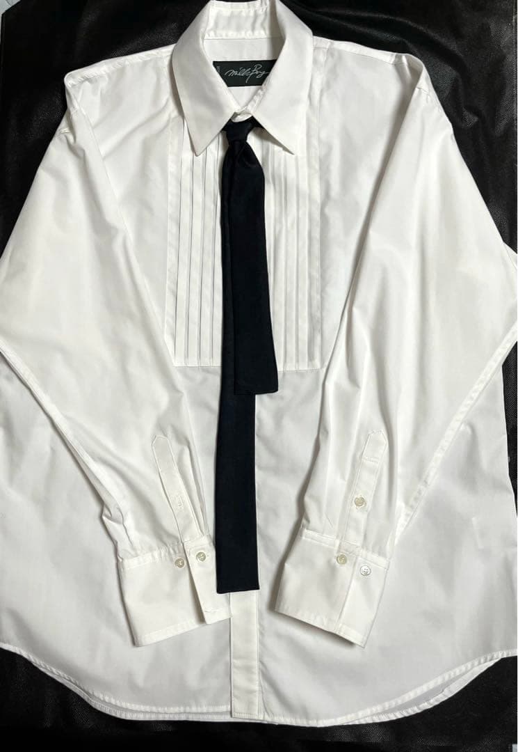 MILK BOY PIN TUCK TIE シャツ