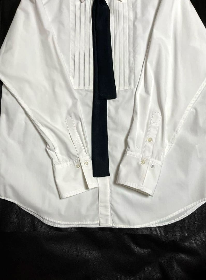 MILK BOY PIN TUCK TIE シャツ