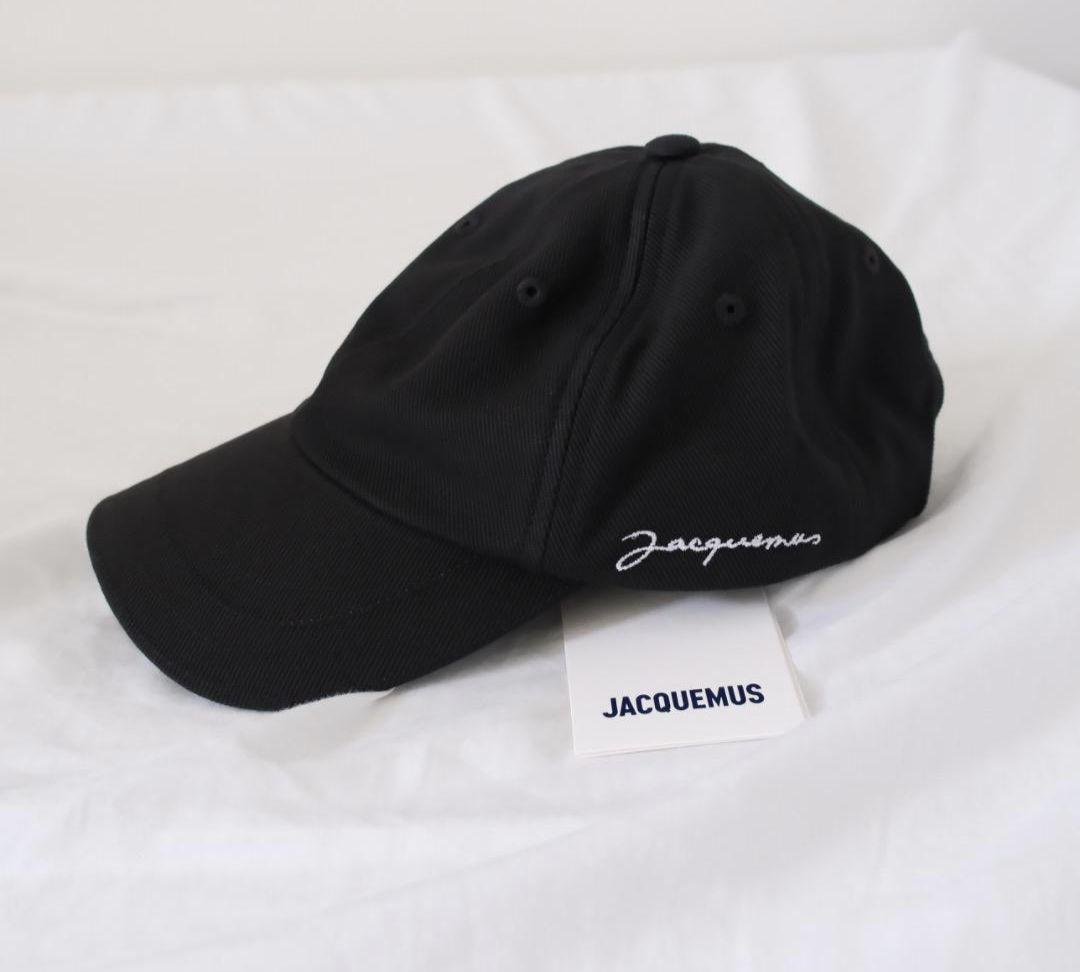 新品正規 JACQUEMUS ロゴキャップ ブラック 58 ジャックムス