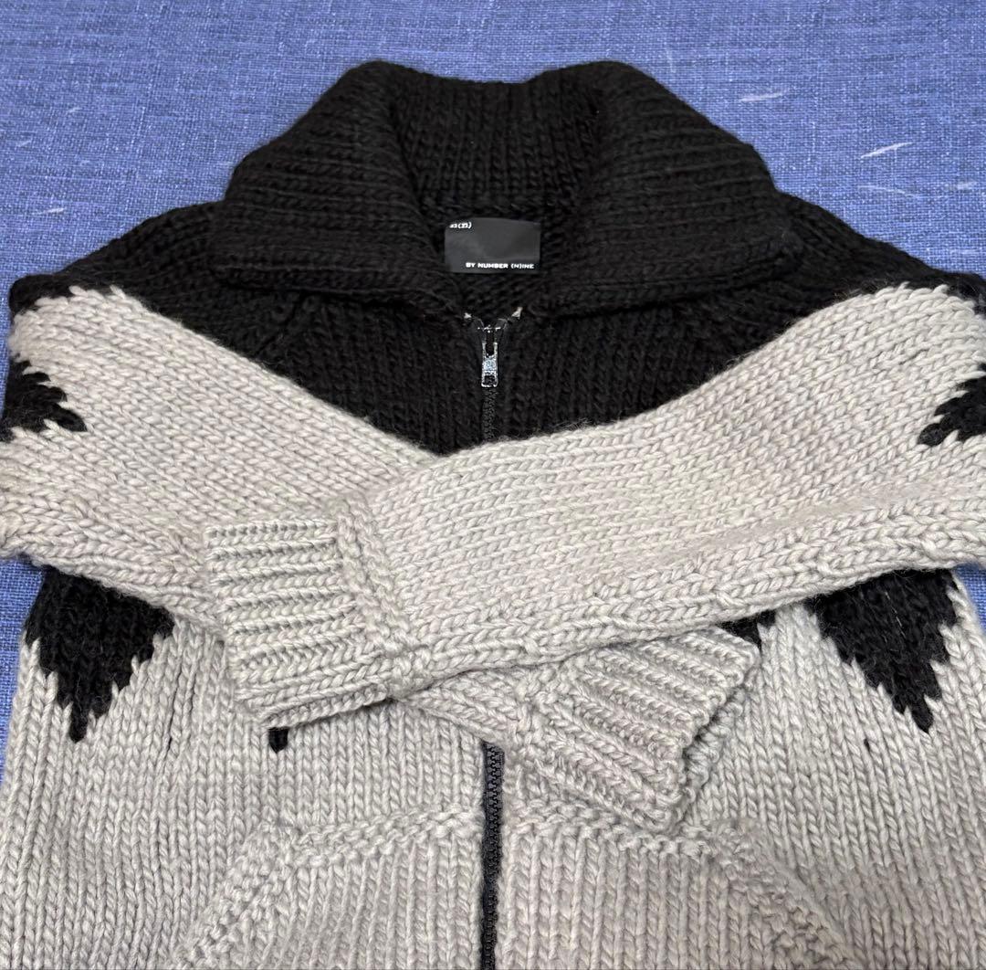 ナンバーナイン　カウチン　ニット　セーター　カーディガン　サイズ２