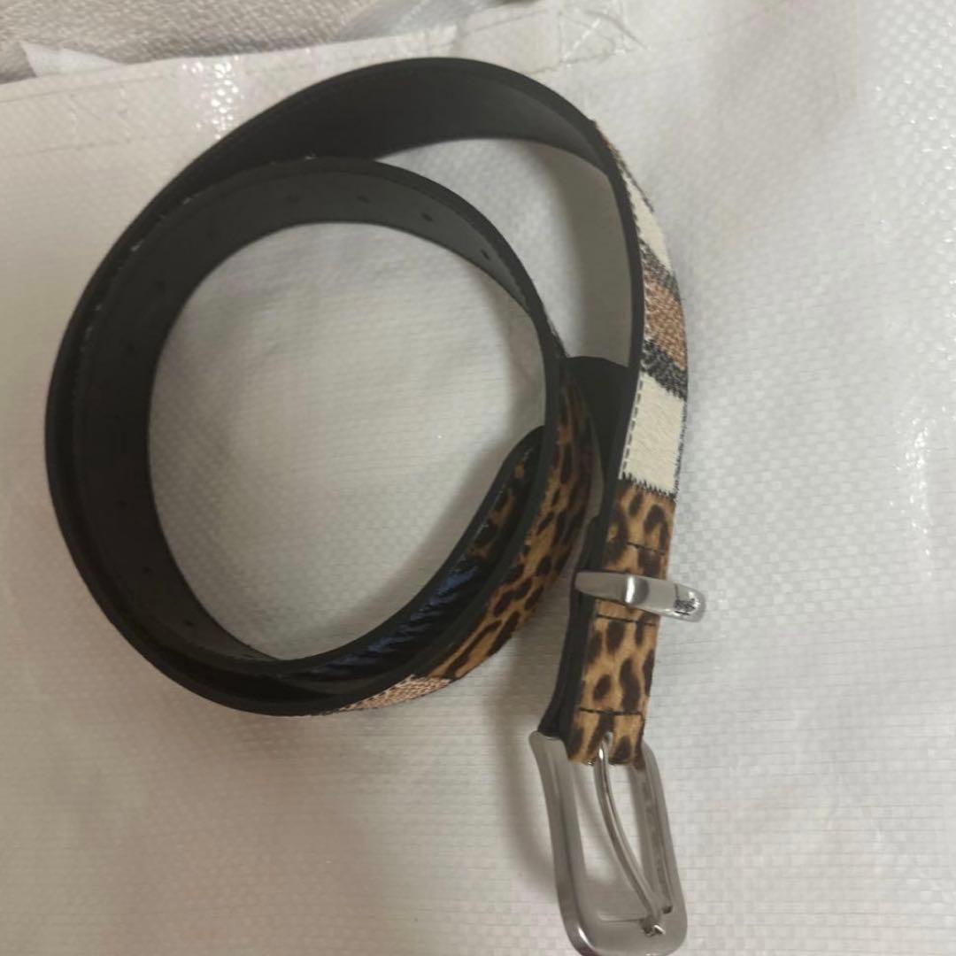 美品 Stussy MIXED ANIMAL PRINT BELT