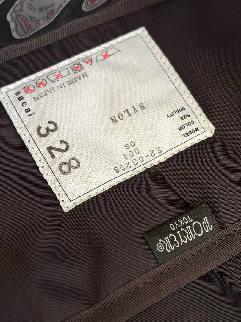 sacai x PORTER 22SS メッセンジャーバッグ