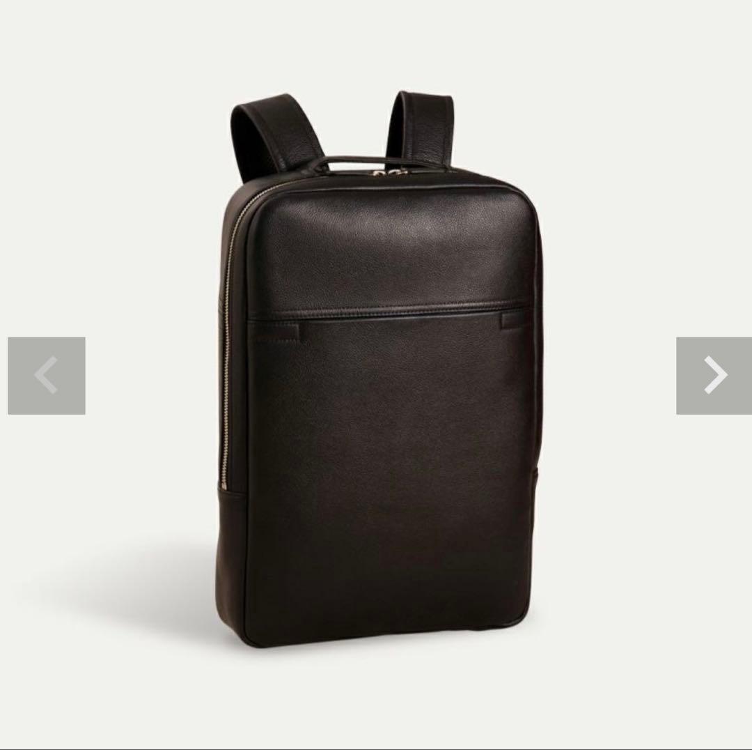 ビジネスレザーファクトリー　リュック　ブラック