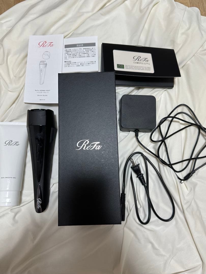 ReFa ダーマーヒート 美顔器 ブラック 付属品あり