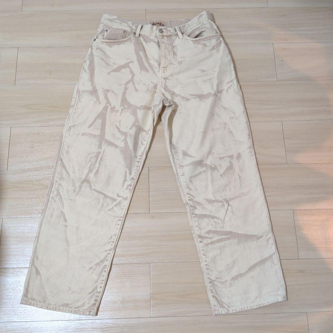 パンツ stussy BigO'l jean distressed canvas 30