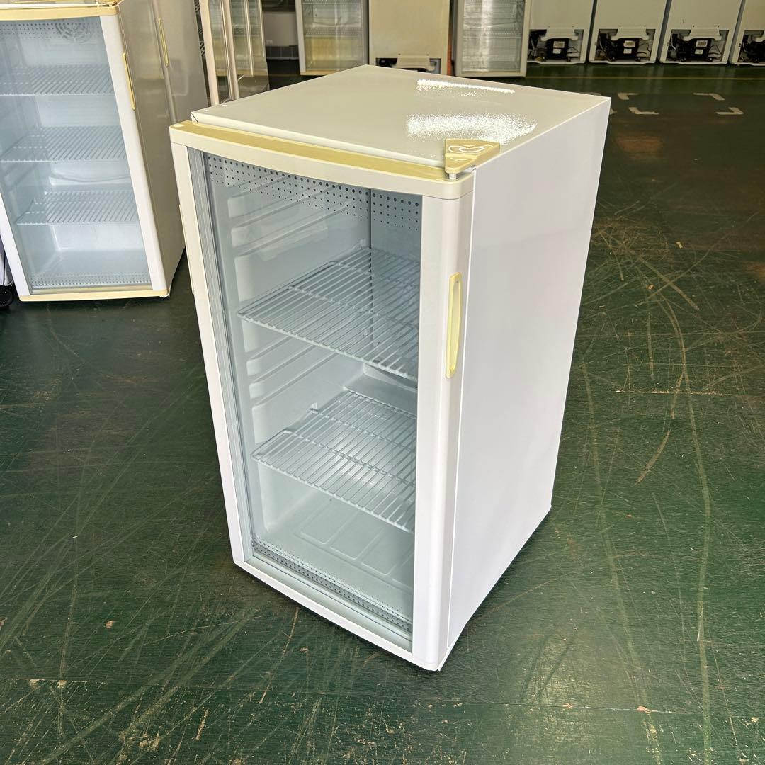134業務用 冷蔵ショーケース オフィスコンビニ XW-105 左右開き 小型