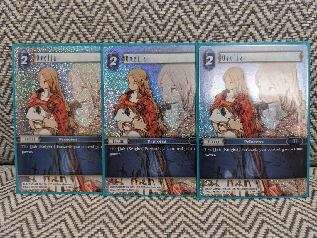 FFTCG オヴェリア foil プレミアム 英語版 3枚セット Ovelia