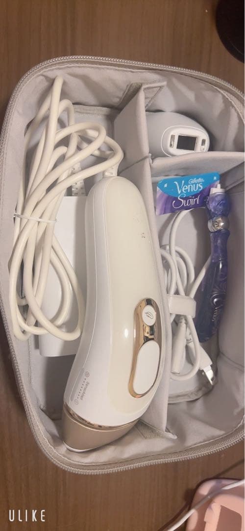 P＆G 脱毛器 ホワイト 収納ケース付き