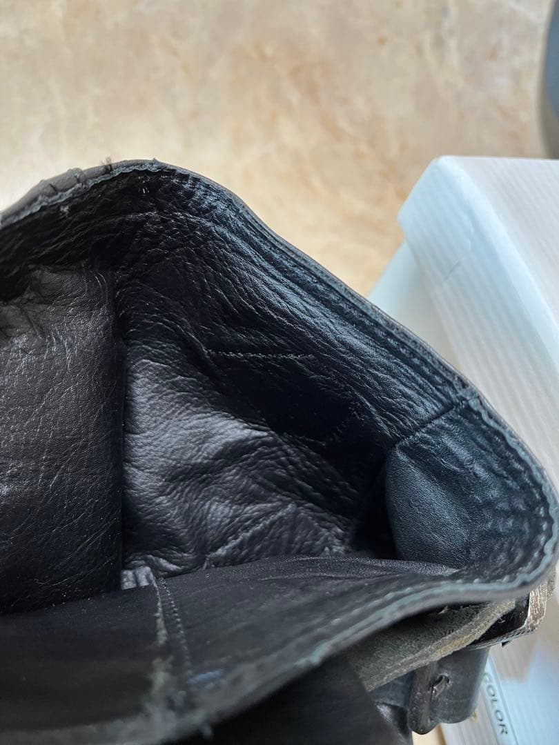 zuccaパンツブーツ　ナウシカブーツ　黒レザー 超希少❣️ハンドメイド❣️購入困難