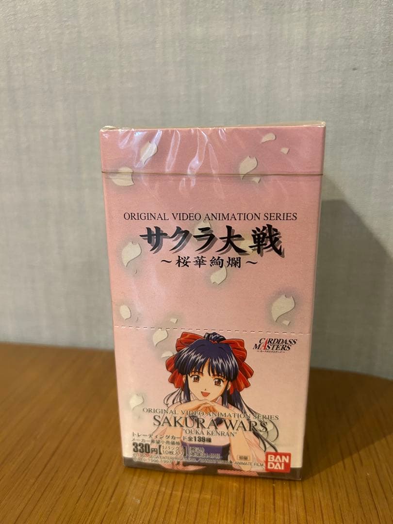サクラ大戦　桜華絢爛　カードダスマスターズ　バンダイ　未開封シュリンク付box