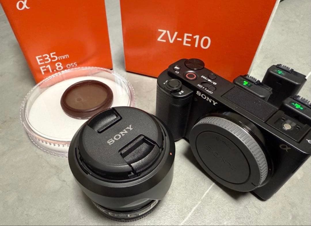 Sony ZV-E10 ミラーレスカメラ E 35mm F1.8 OSS セット