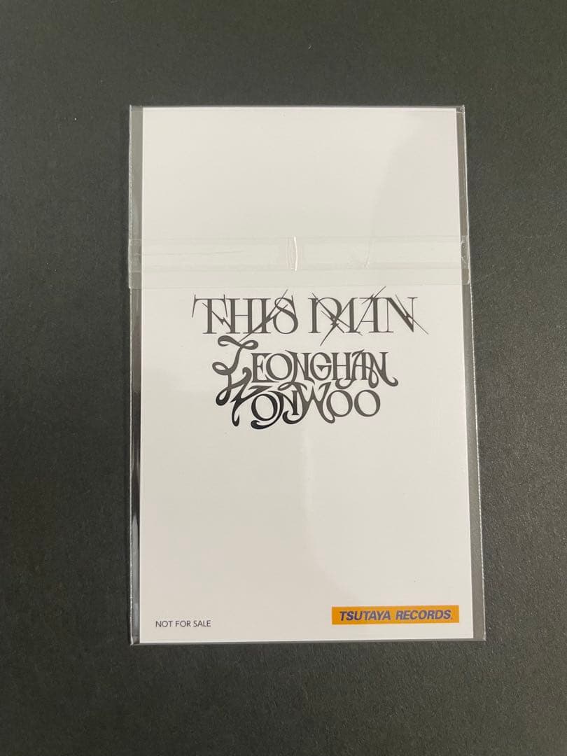 ジョンハン　THIS MAN TSUTAYA 特典