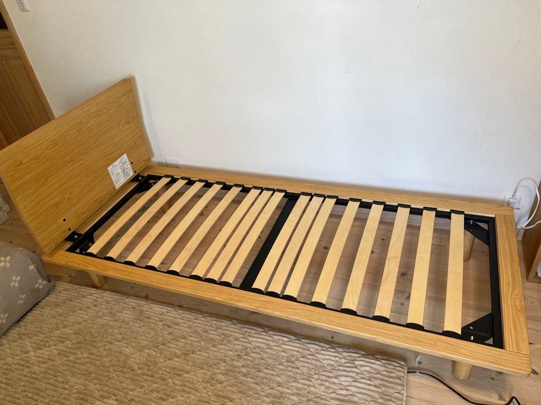 無印スモールシングルベッドフレーム