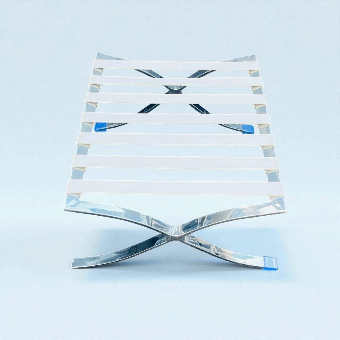 【新春セール】バルセロナ スツール オットマン ホワイト リプロダクト 送料込