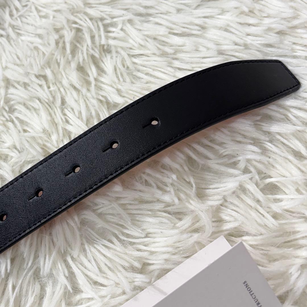 Christian Louboutin ベルト ゴールドバックル サイズ80